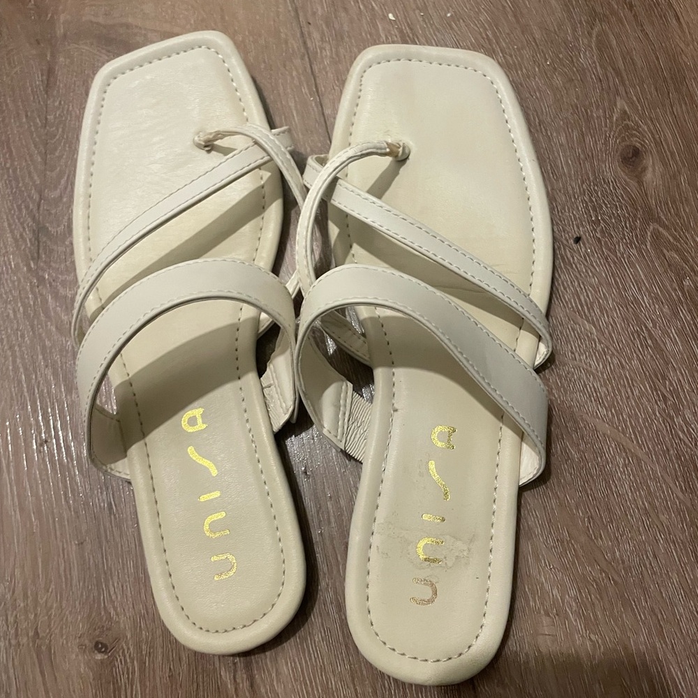 Unisa Women's White Strappy Sandals